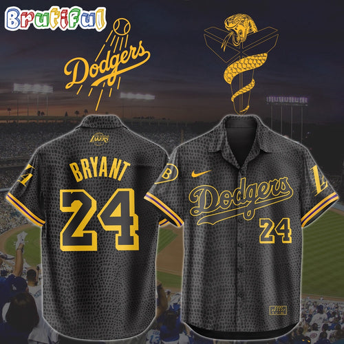 MLB Los Angeles Dodgers x Kobe Bryant Hawaiian Shirt