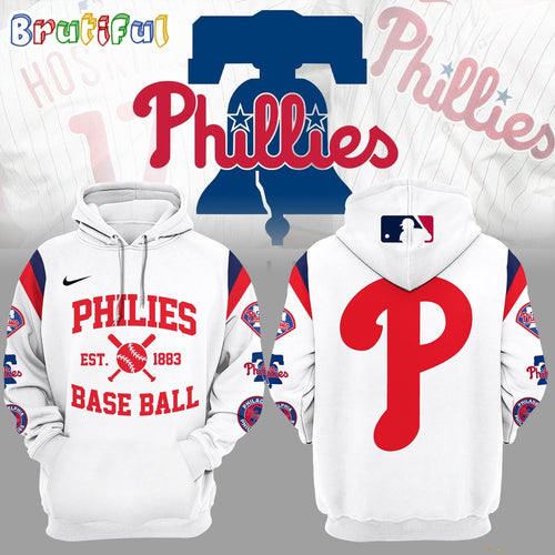 MLB Philadelphia Phillies Est 1883 Baseball Hoodie