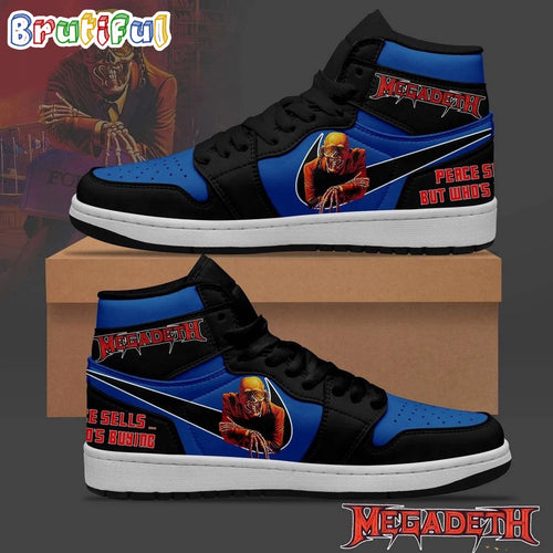 Megadeth Peace Sell But Who’s Buying Air Jordan 1 Hightop Shoes