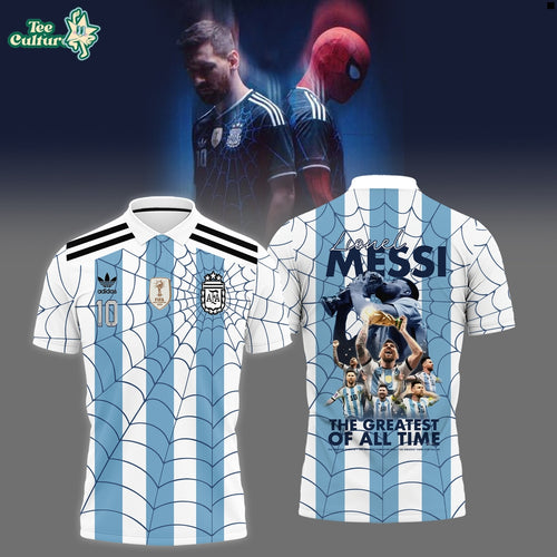 Messi x Spider-Man GOAT World Cup Polo Shirt