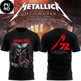 Metallica M72 World Tour 2026 Glasgow T-shirt
