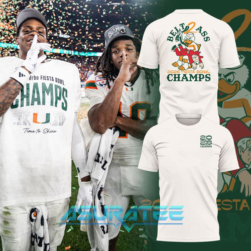 Miami Hurricanes 2026 Vrbo Fiesta Bowl Champs Limited Edition Shirt