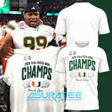 Miami Hurricanes 2026 Vrbo Fiesta Bowl Champs Time To Shine Shirt