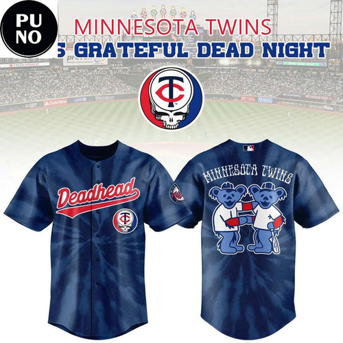 Minnesota Twins x Grateful Dead Night 2026 Baseball Jersey