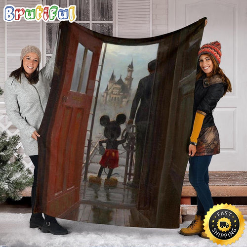 Mickey Mouse Blanket Mickey And DN Land Fleece Blanket Funny For Fan