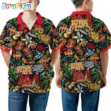 NCAA Iowa State Cyclones Tiki Hippie Hawaiian Shirt The Perfect Summer Vibe For FootBall Fans