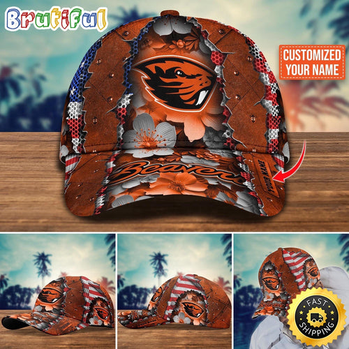 NCAA Oregon State Beavers Baseball Cap Custom Cap For Fans