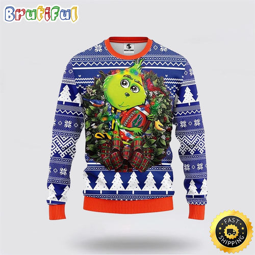 NCAA Florida Gators Christmas Ugly Sweater Grinch Hug Xmas Day Gift For Football Fans
