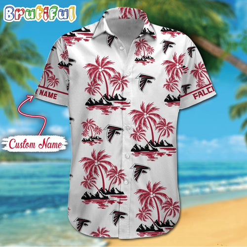 NFL Atlanta Falcons Palm Tree Tropical Summer Hawaiian Shirt