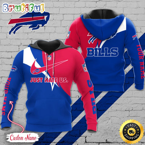 NFL Buffalo Bills Hoodie Just Hate US Sport Hoodie