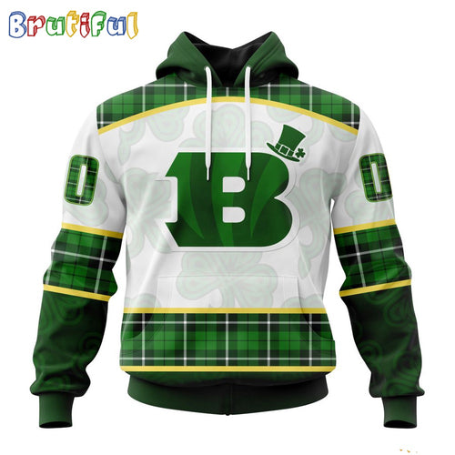 NFL Cincinnati Bengals Hoodie Special Design 3D Hoodie St Patrick Day