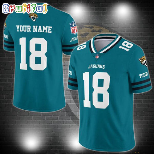 NFL Jacksonville Jaguars Logo Team Custom Football Jersey, Football Jersey Shirt