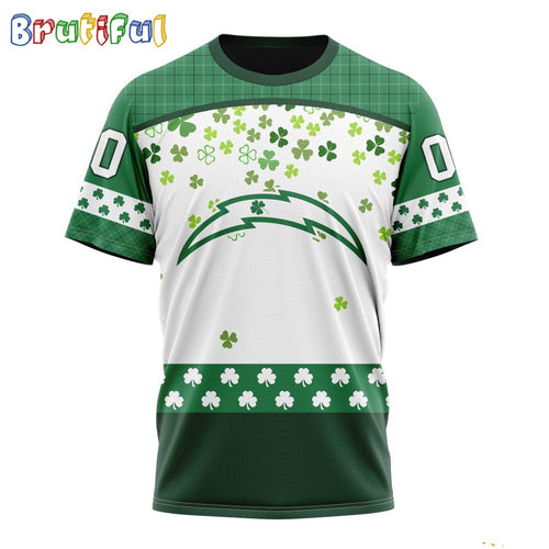 NFL Los Angeles Chargers T-Shirt Special Design T-Shirt St Patrick Day