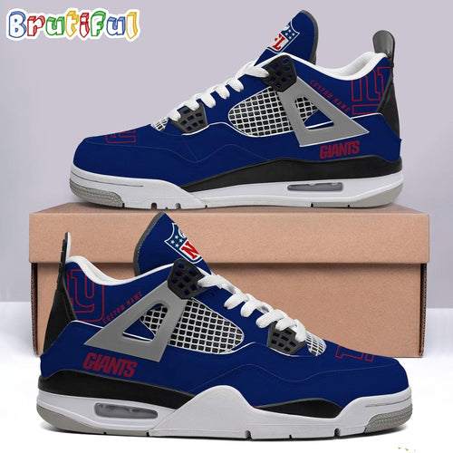 NFL New York Giants Football Team Air Jordan 4 Shoes Sneaker