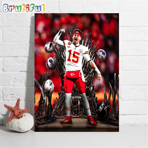 NFL Patrick Mahomes And The Chiefs Are Kings Of The AFC Once Again Poster Canvas