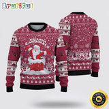 NFL Arizona Cardinals Ugly Sweater Printed Christmas Funny Santa Claus Show Team Spirit