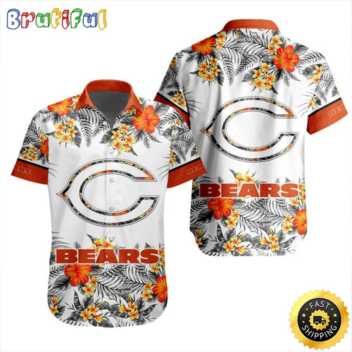 NFL Chicago Bears Hawaiian Shirt Special Floral Tropical Team Spirit