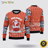 NFL Chicago Bears Ugly Sweater Printed Christmas Funny Santa Claus Show Team Spirit