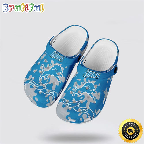 NFL Detroit Lions Clog Shoes Show Your Team Spirit