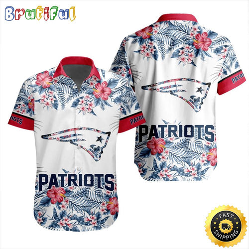 NFL New England Patriots Hawaiian Shirt Special Floral Tropical Team Spirit