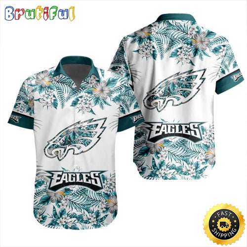 NFL Philadelphia Eagles Hawaiian Shirt Special Floral Tropical Team Spirit