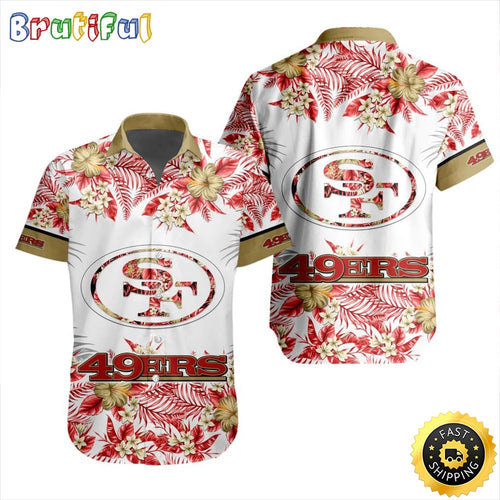 NFL San Francisco 49ers Hawaiian Shirt Special Floral Tropical Team Spirit