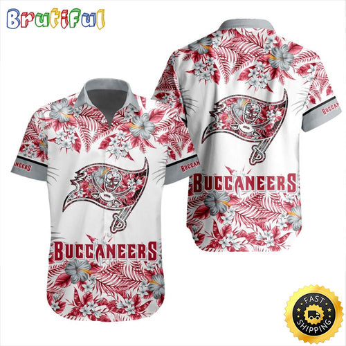 NFL Tampa Bay Buccaneers Hawaiian Shirt Special Floral Tropical Team Spirit