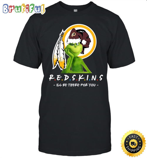 NFL Washington Redskins T Shirt Print Grinch Nfl Tshirt Grinch For Fans
