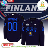 Finland NHL 4 Nations Hockey Jersey Premium Second Edition