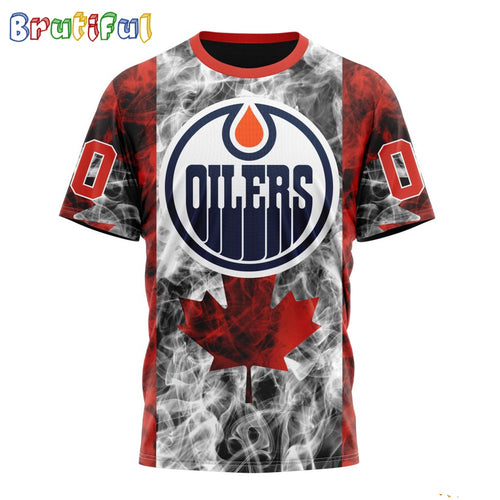 NHL Edmonton Oilers Happy Independence Day The 4th Of July 3D T Shirt