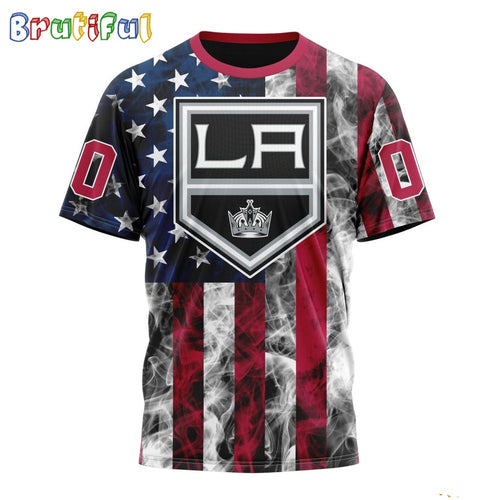 NHL Los Angeles Kings Happy Independence Day The 4th Of July 3D T Shirt