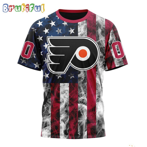 NHL Philadelphia Flyers Happy Independence Day The 4th Of July 3D T Shirt