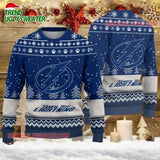 NHL Tampa Bay Lightning Big Logo Ugly Christmas Sweater