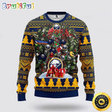 NHL Buffalo Sabres Ugly Sweater Tree Ugly Christmas Fleece Sweater