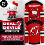 New Jersey Devils x Hello Kitty Night 2026 Hockey Jersey