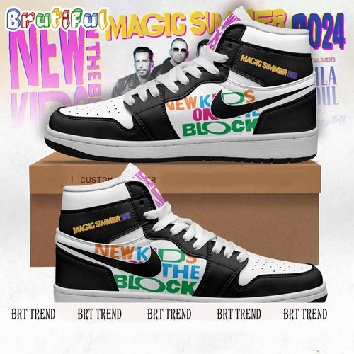 New Kids On The Block Magic Summer Tour 2024 Air Jordan 1 Shoes