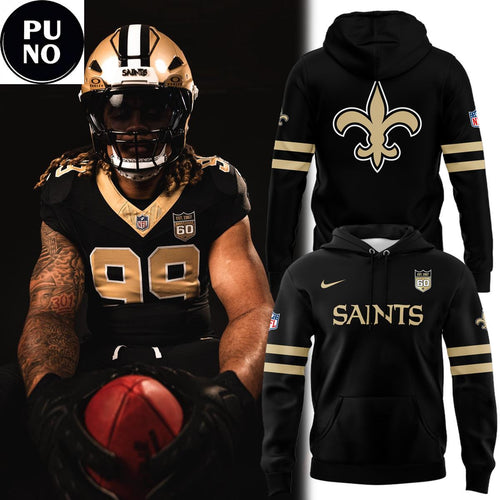New Orleans Saints 2026 Anniversary 60 Years Hoodie T-Shirt
