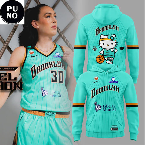 New York Liberty x Hello Kitty Night 2026 New Season Hoodie