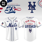 New York Mets Celebration USA 250 Anniversary 2026 Baseball Jersey
