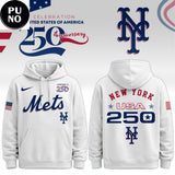 New York Mets Celebration USA 250 Anniversary 2026 Hoodie
