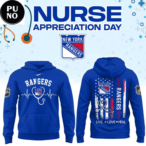 New York Rangers x Nurse Appreciation Day 2026 Hoodie T-Shirt