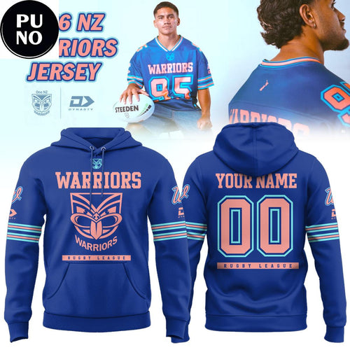New Zealand Warriors 2026 New Season Personalized Hoodie