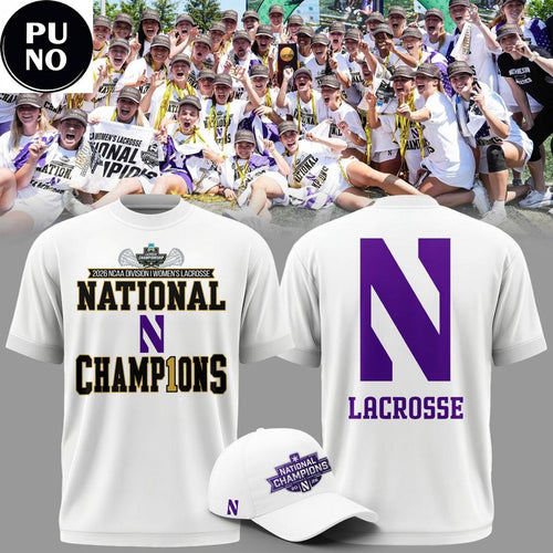 Northwestern Wildcats 2026 NCAA Women’s Lacrosse National Champions T-shirt