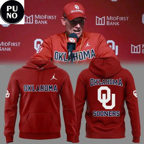Official Oklahoma Sooners 2026 Red Hoodie T-Shirt