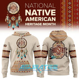 Ohio State Buckeyes 2025 Native American Heritage Month Hoodie
