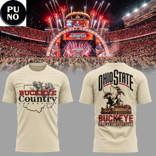 Ohio State Buckeyes 2026 Buckeye Country Superfest T-Shirt