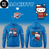 Oklahoma City Thunder x Hello Kitty Basketball Game Night 2026 Hoodie T-Shirt