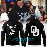 Oklahoma Sooners NCAA “Hard To Kill” Special Black Hoodie Set