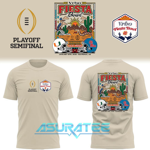 Ole Miss Rebels Vrbo Fiesta Bowl 2026 Limited Edition Shirt
