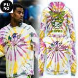 Oregon Ducks Basketball Grateful Ducks 2026 Tie-Dye Pattern Hoodie